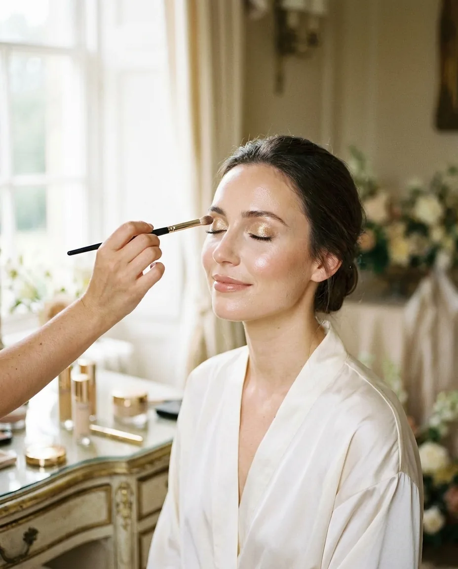 Professional makeup artistry for salon clients